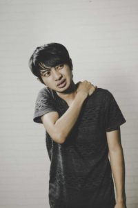 man having back pain